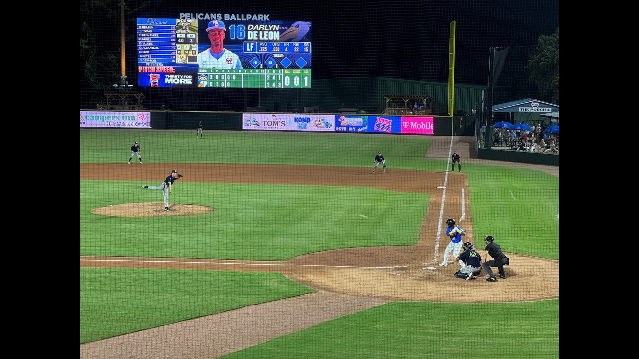 Матч по бейсболу Myrtle Beach Pelicans 04.09.26