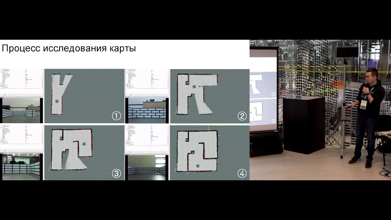 SLAM и навигация по лазерному лидару