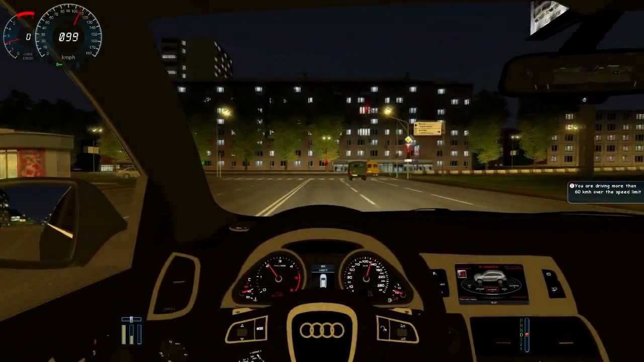 audi q7 car city driving (logitech formula ex)
