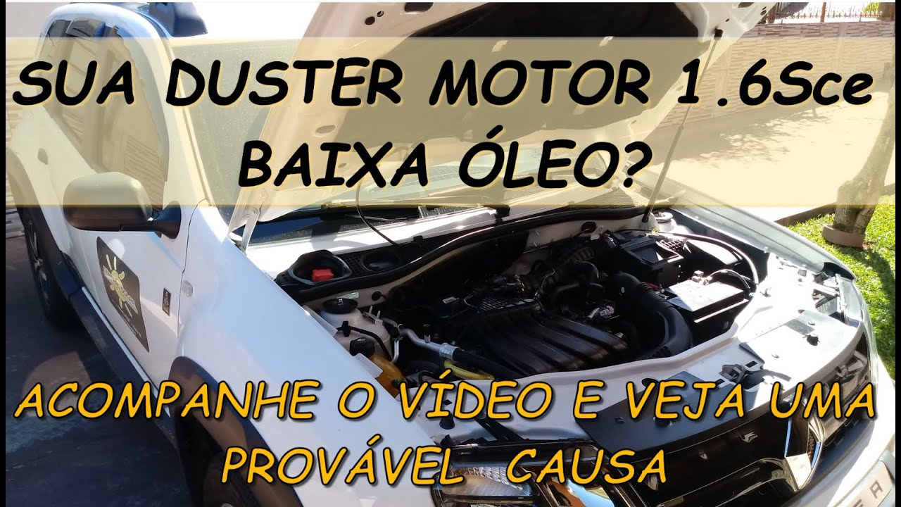 SUA DUSTER MOTOR 1.6 SCE BAIXA ÓLEO?