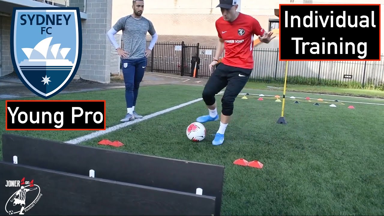 Training Young Sydney FC Pro Jordi Swibel | Loads of Football Training Drills | Joner Football
