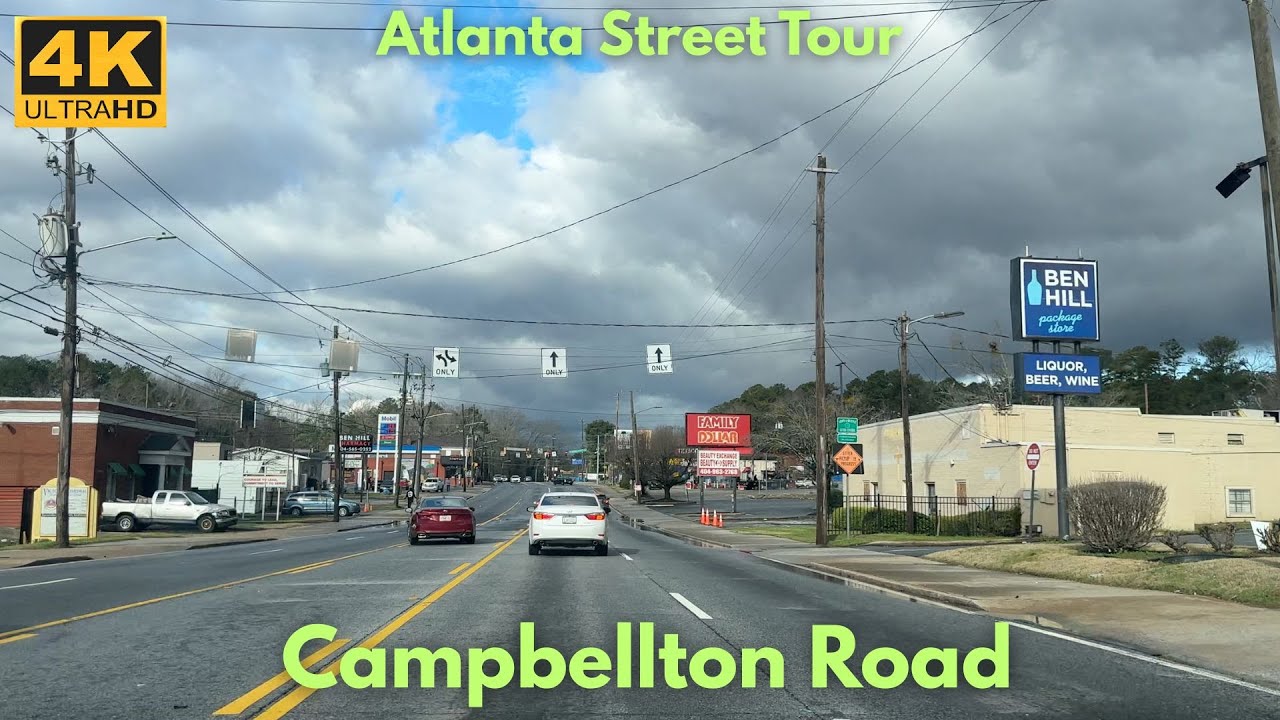 Atlanta Street Tour: Campbellton Road [4K]