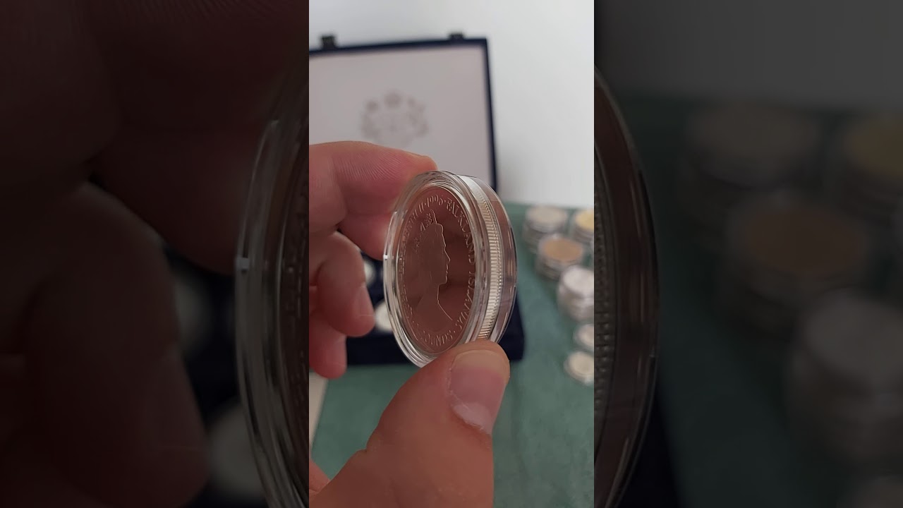1996 Falkland Islands silver proof  2 pound coin