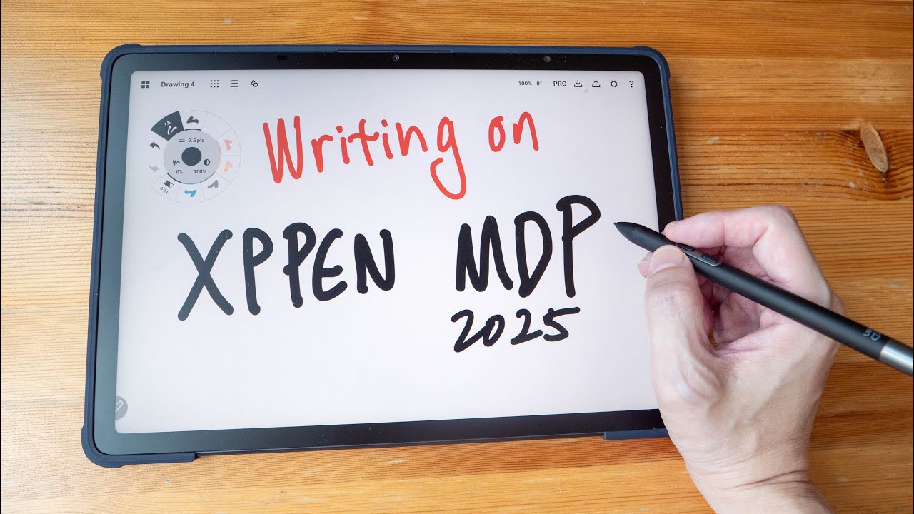 Note taking with XPPen Magic Drawing Pad 2025