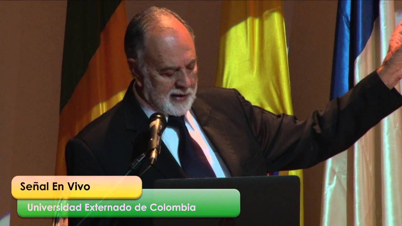 Michel Godet en la Universidad Externado de Colombia