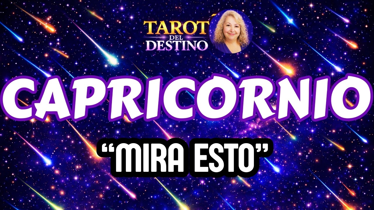 CAPRICORNIO ♑ ESTA PERSONA PIENSA MUCHO EN TI… MIRA ESTO | Tarot del Destino #capricornio