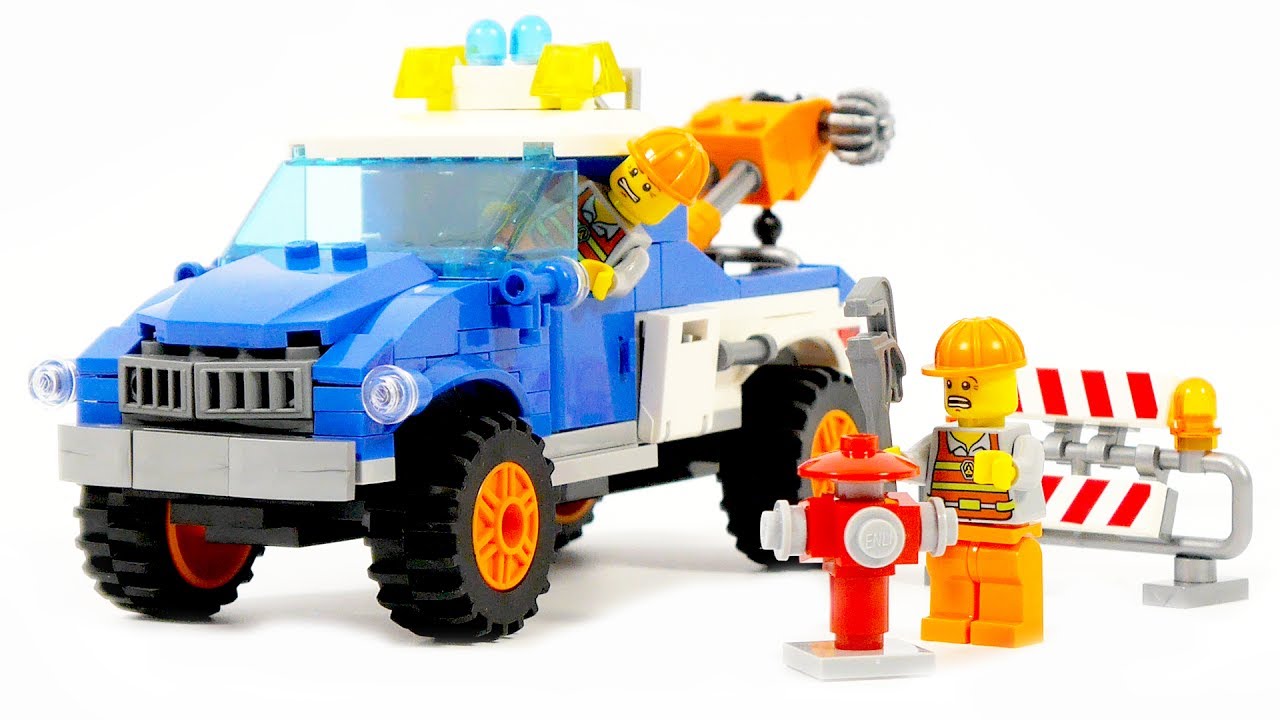 Enlighten Brick 1109 road wrecker - Speed Build