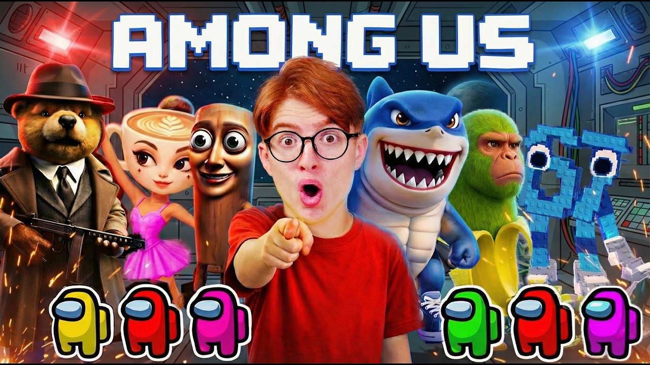 Among Us С Brainrots В Реальной Жизни!