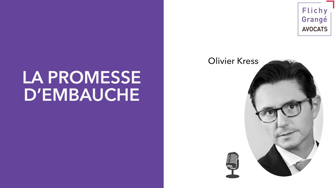 Olivier Kress :  la promesse d'embauche