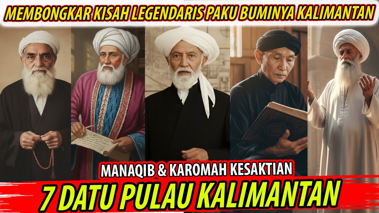 PASAK BUMINYA TANAH BORNEO❗ HIKAYAT 7 DATU PULAU KALIMANTAN YANG PENUH KAROMAH