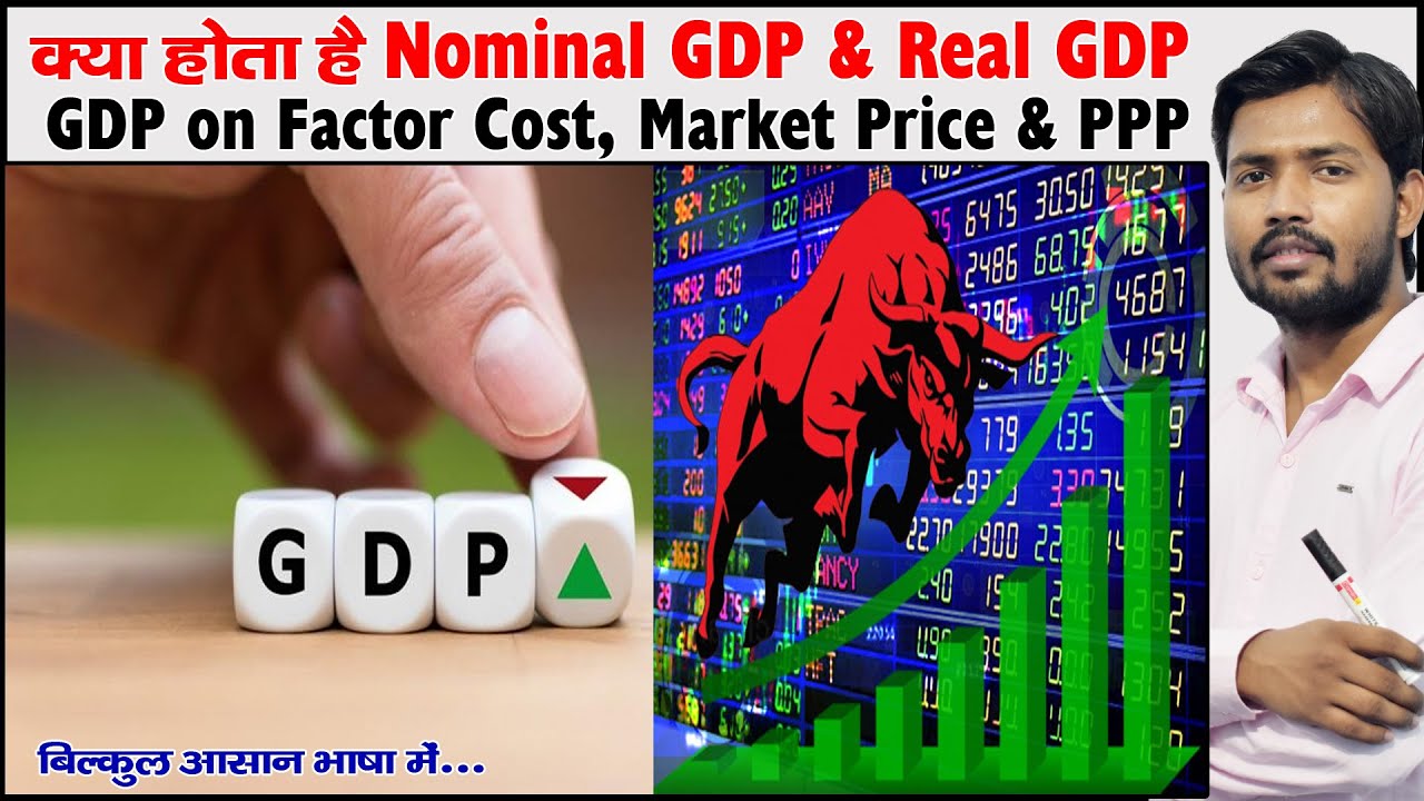 Nominal GDP | Real GDP | GDP on Factor Cost | GDP on Market Price | GDP on PPP | Base Year of GDP