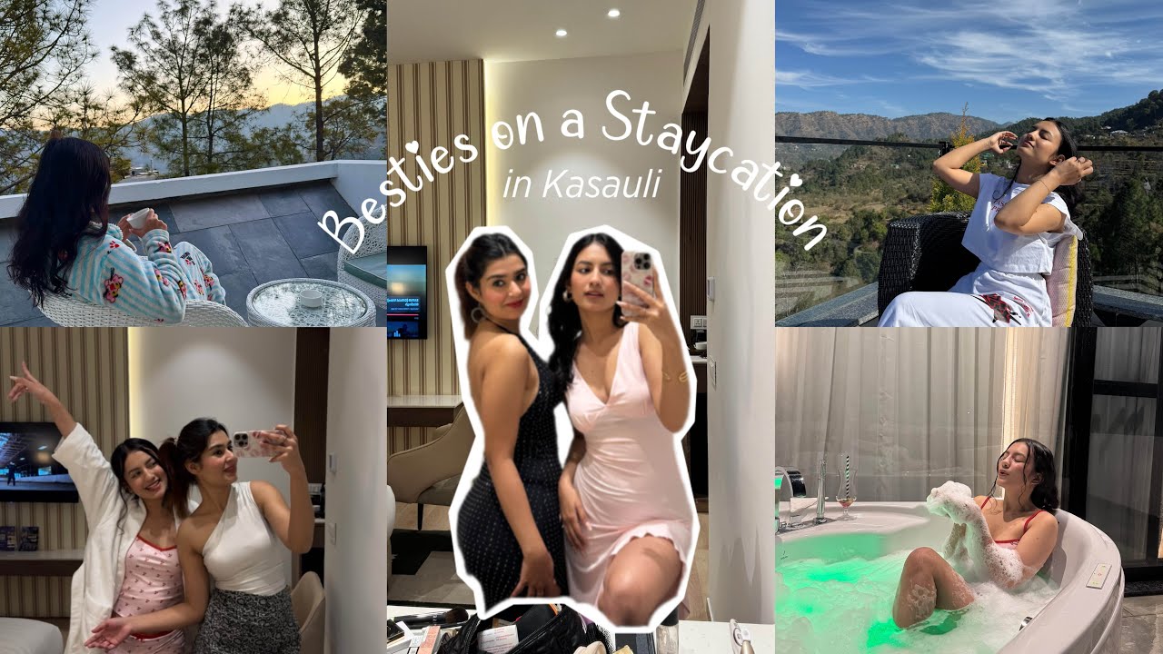 We went for a Staycation in Kasauli! 🚙⛰️✨