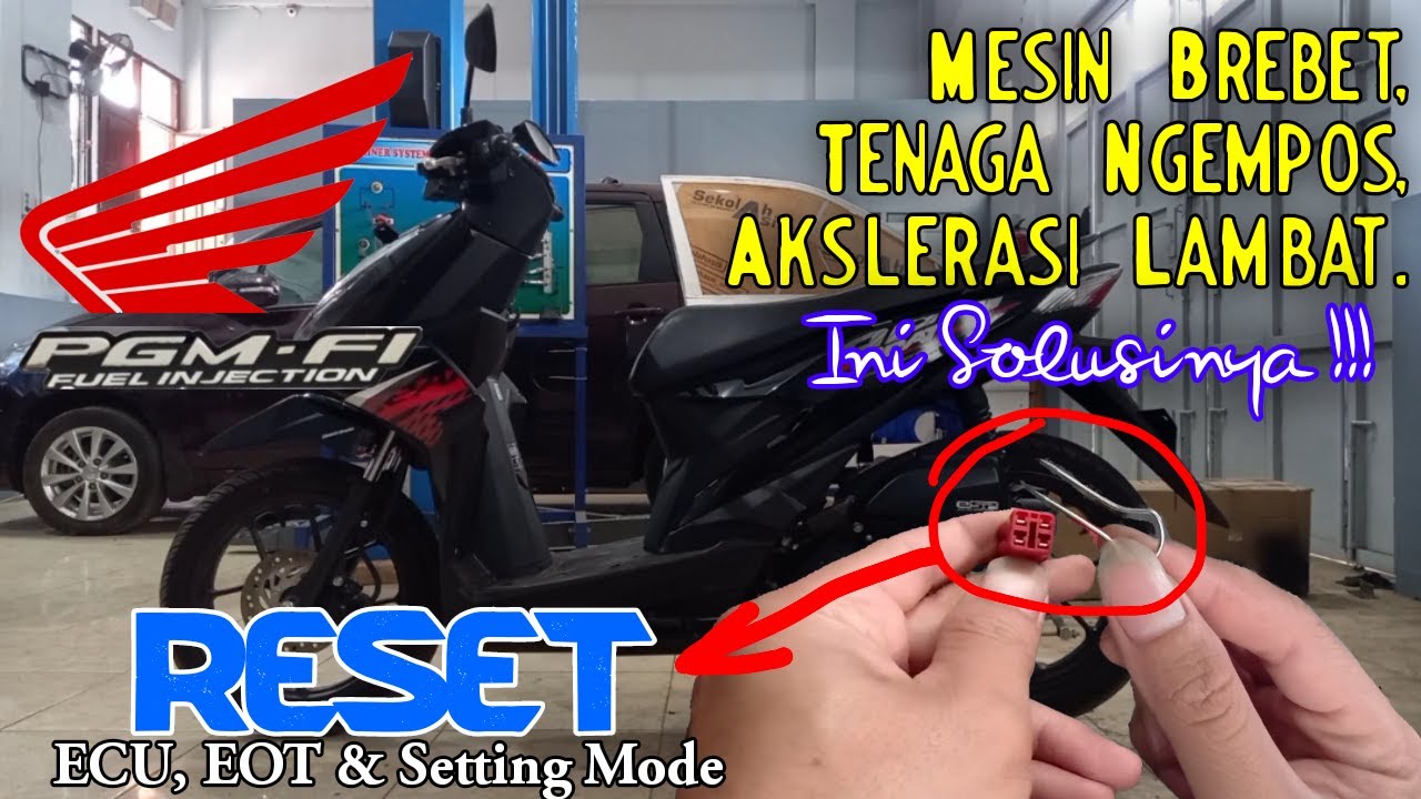 Cara Mudah Reset ECU Beat Fi Terbaru 2021 || Mesin Brebet, Ngempos Langsung sembuh