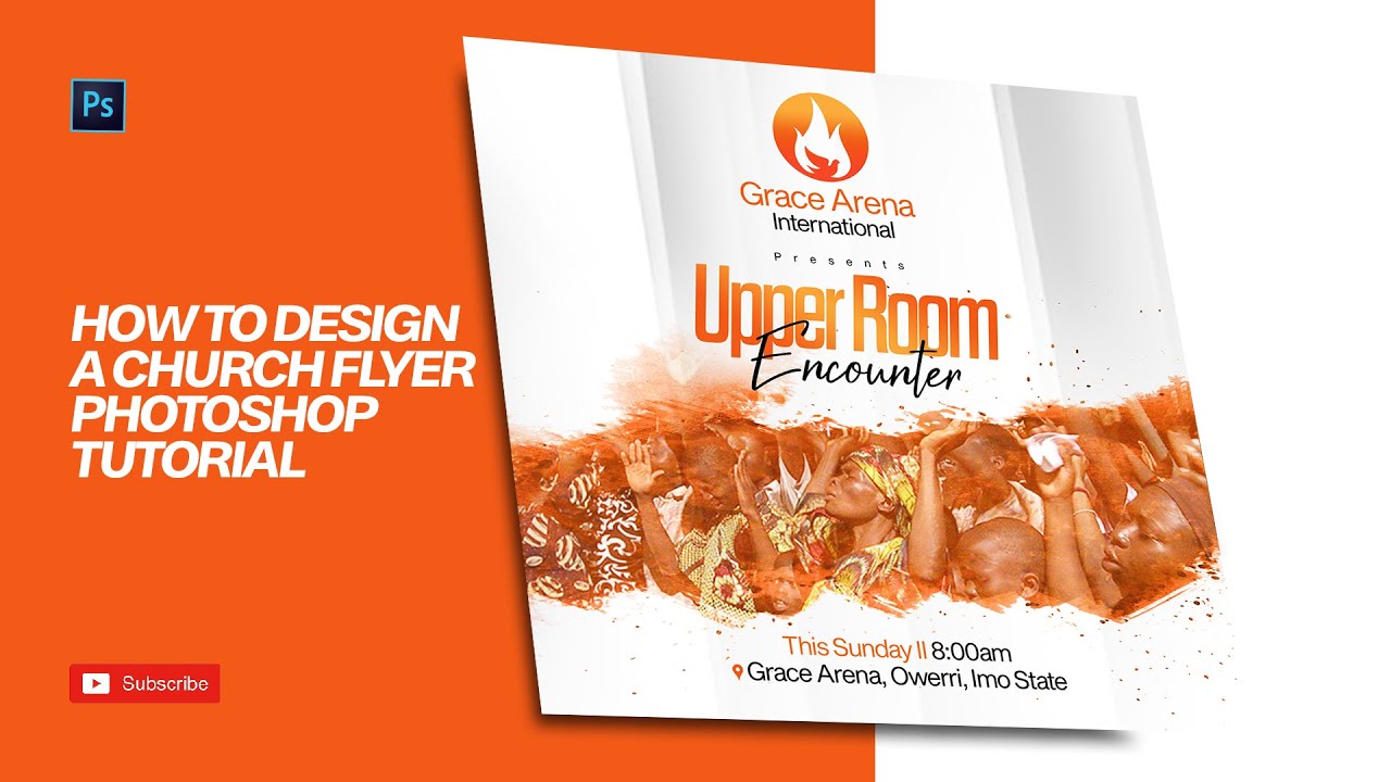 How to Design a Church Flyer II Photoshop Tutorial