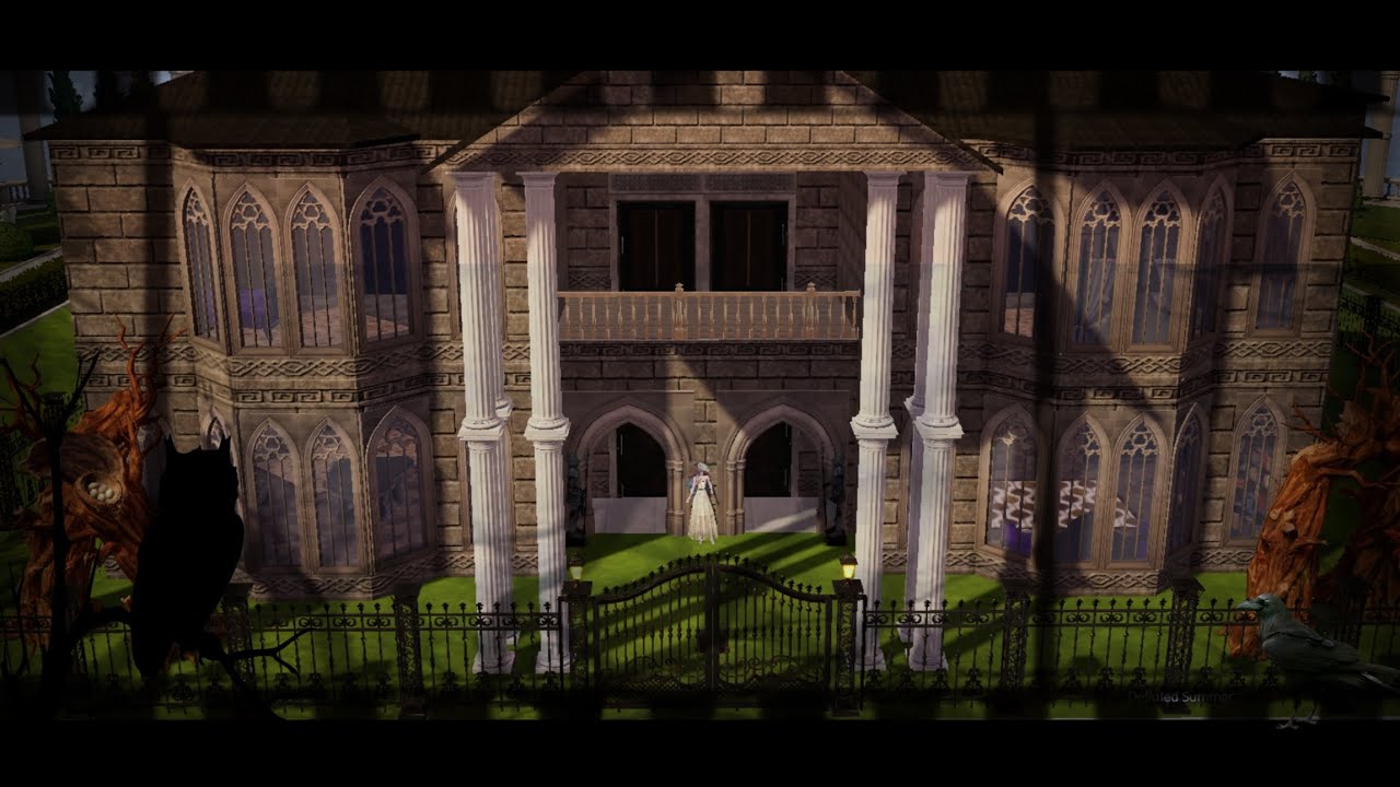 Haunted Mansion build in Life Makeover