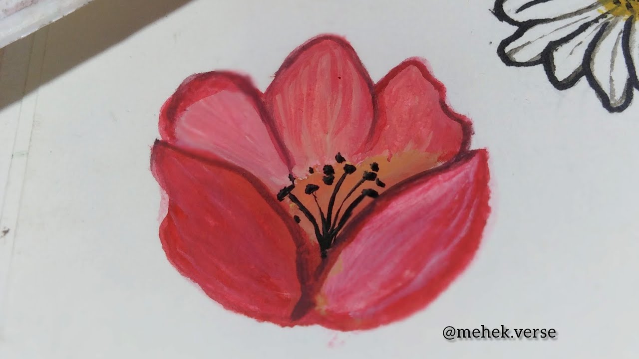 Anyone Can Paint This Flower 🌸 | Easy & Satisfying