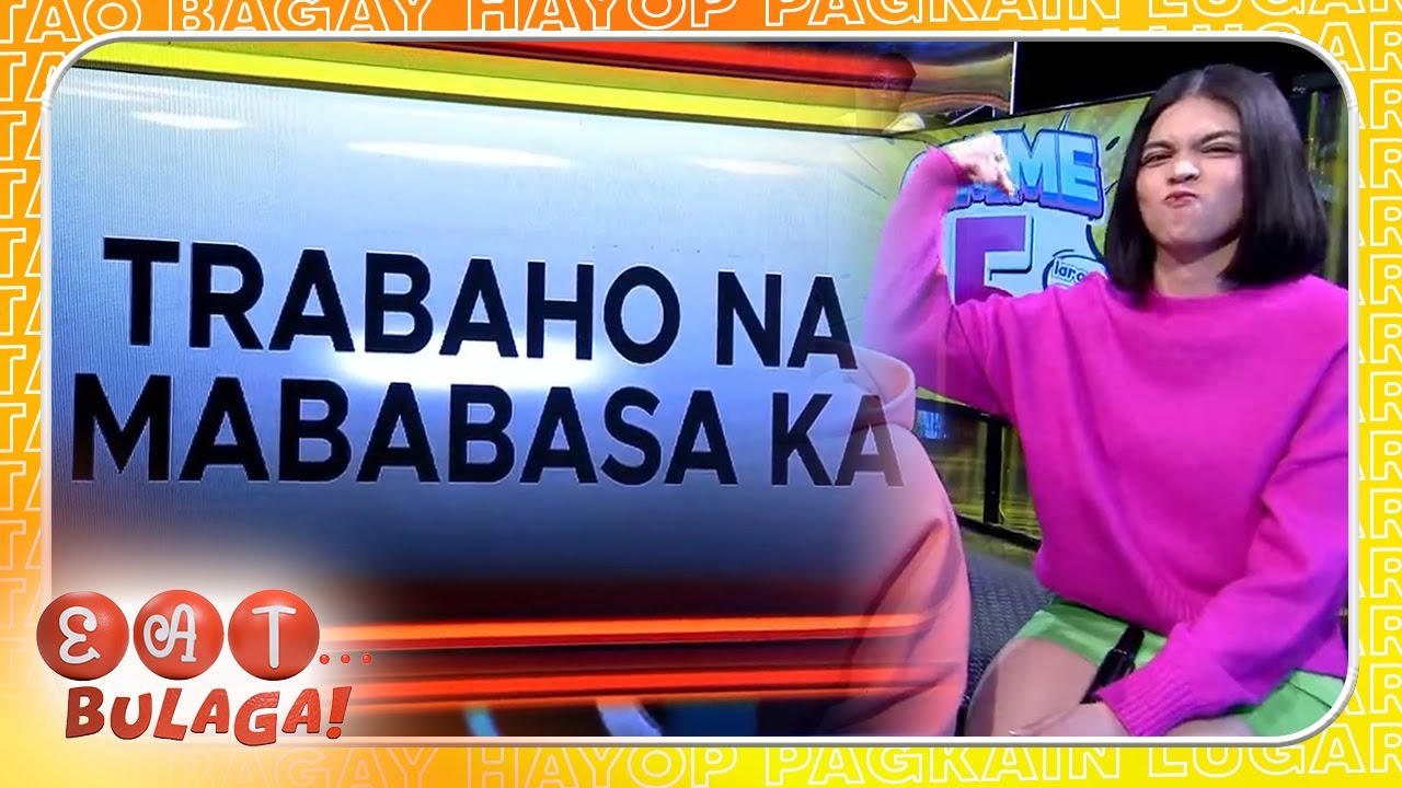 Trabahong mababasa ka, anu-ano nga ba? | GIMME 5 | EAT BULAGA | Dec. 12, 2024