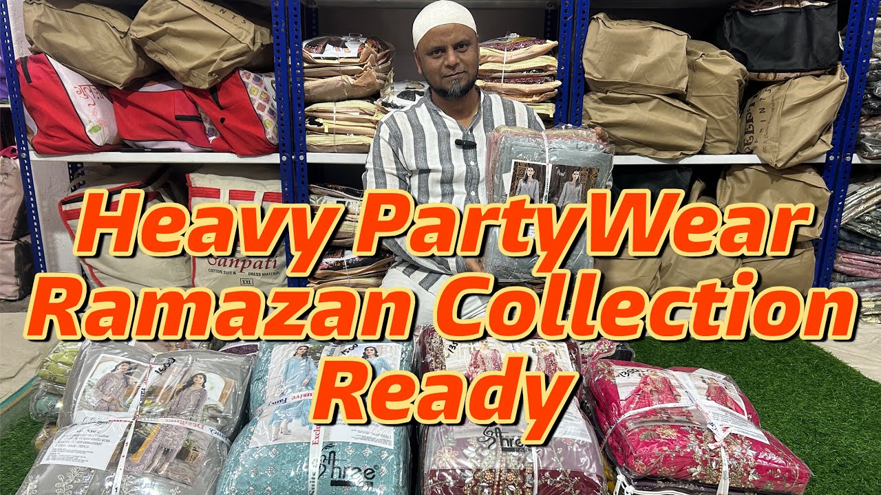 PartyWear Heavy Ramazan Collection | Ramazan Stock Arrived Heavy PartyWear Suits Wholesale in Hyd