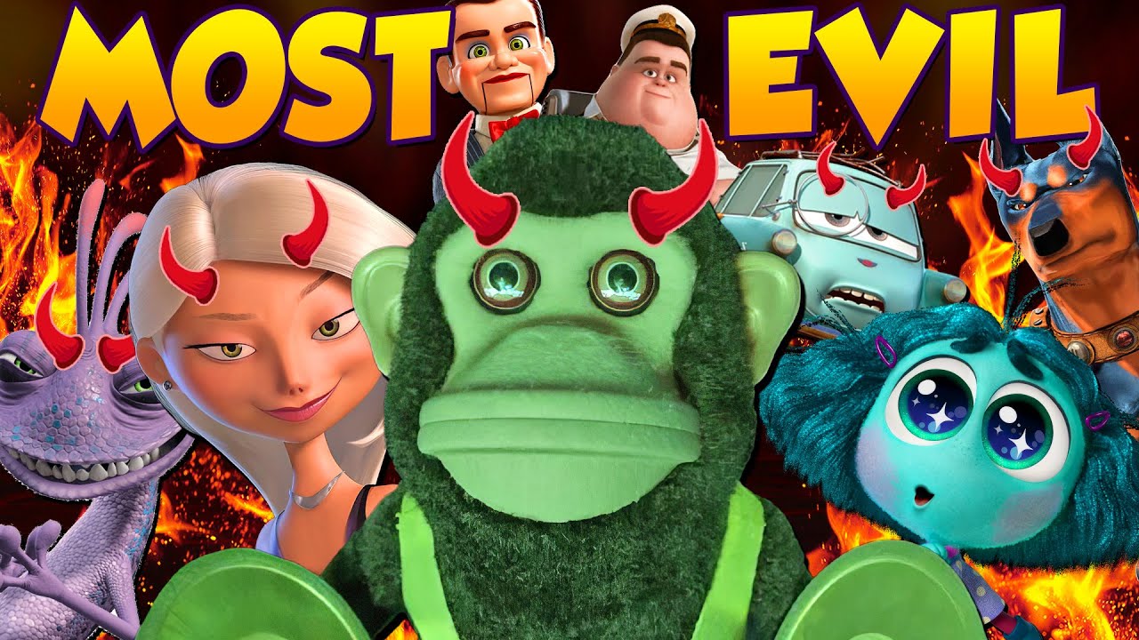 Pixar Villain Sidekicks: от хорошего к злому
