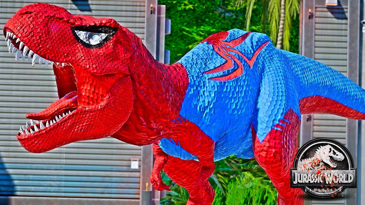 Spider-Man vs Batman, Iron Man, Captain America  Dinosaurs Fight