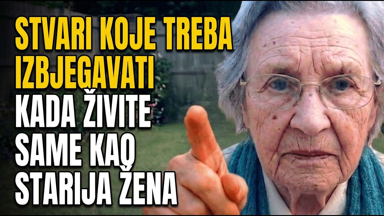Stvari Koje MORATE Izbjegavati Kada Živite Same Kao Starija Žena