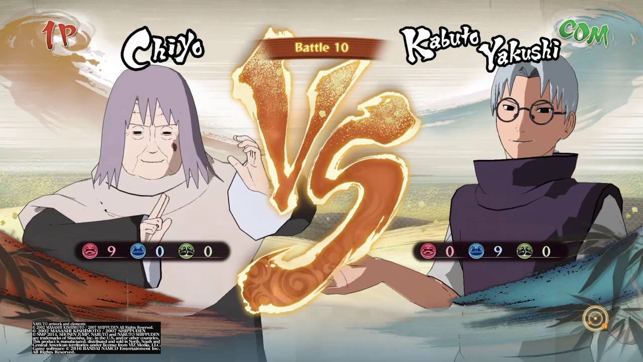 Naruto Shippuden Ultimate Ninja Storm 4: Chiyo vs Kabuto