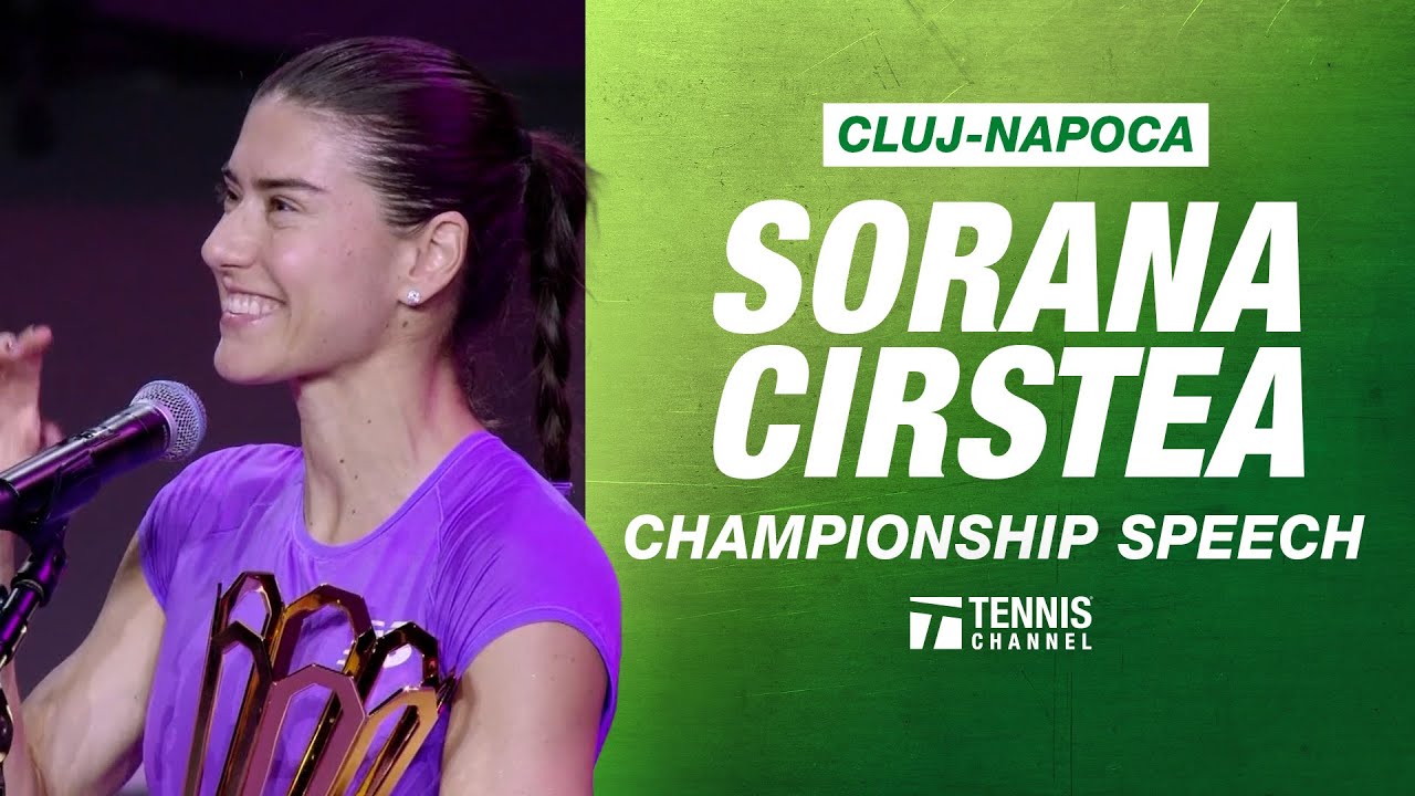 Sorana Cirstea Championship Speech | 2026 Cluj-Napoca