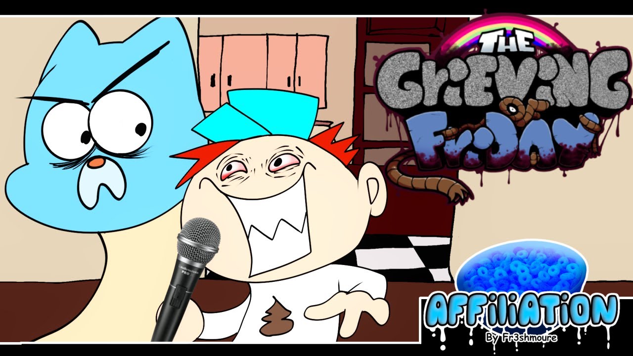The Grieving of Friday-AFFILIATION GAMEPLAY [By FR3SHMOURE] FNF MOD|TGOF