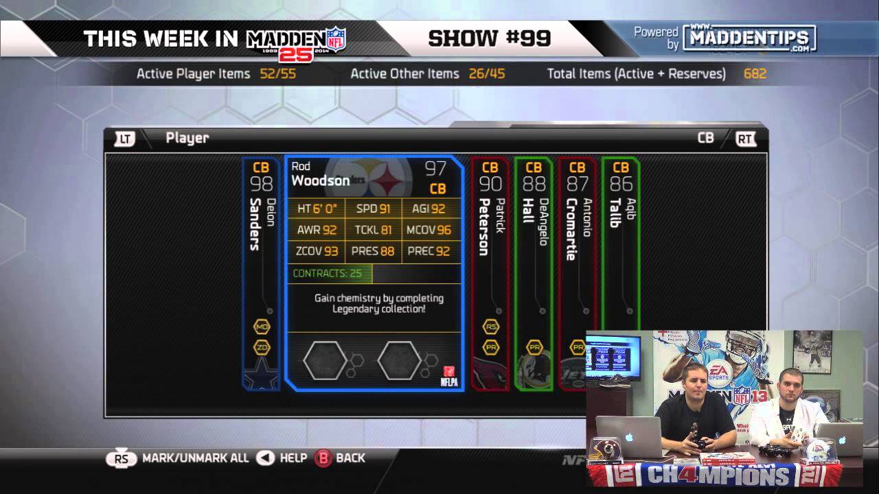 Madden 25 MUT Tips - Top 5 CB's in Madden 25