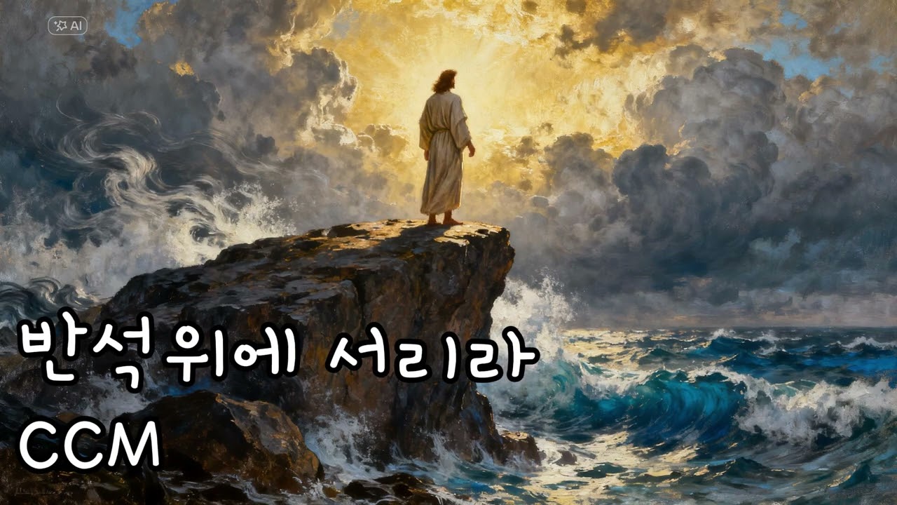 반석위에 서리라 #하나님 #CCM #찬양 #AI