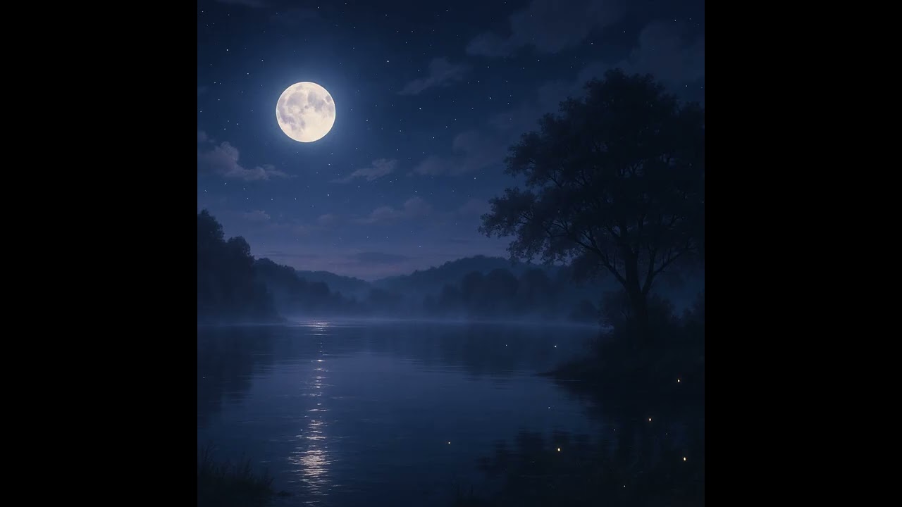 Moonlit Night Harbor: Embrace Deep Rest and Relaxation – for sleep