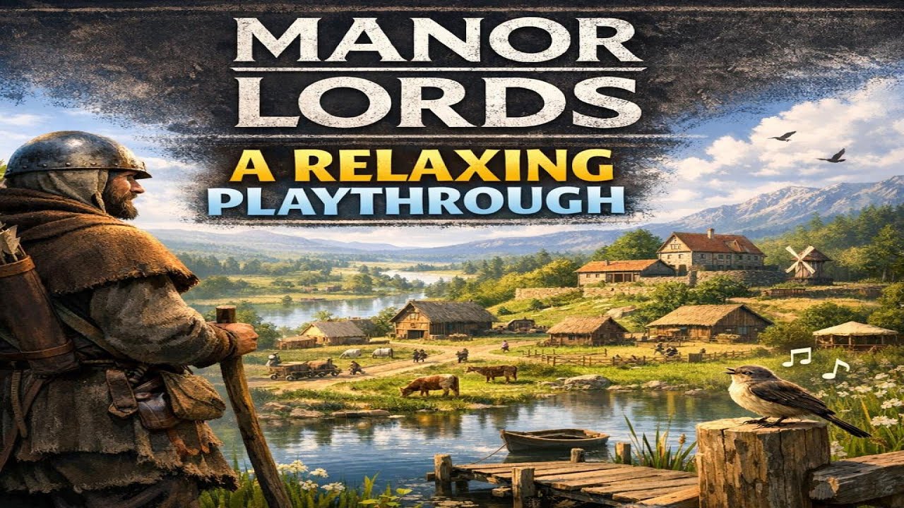 Manor Lords Winter Preparation - Relaxing Gameplay (No Commentary)