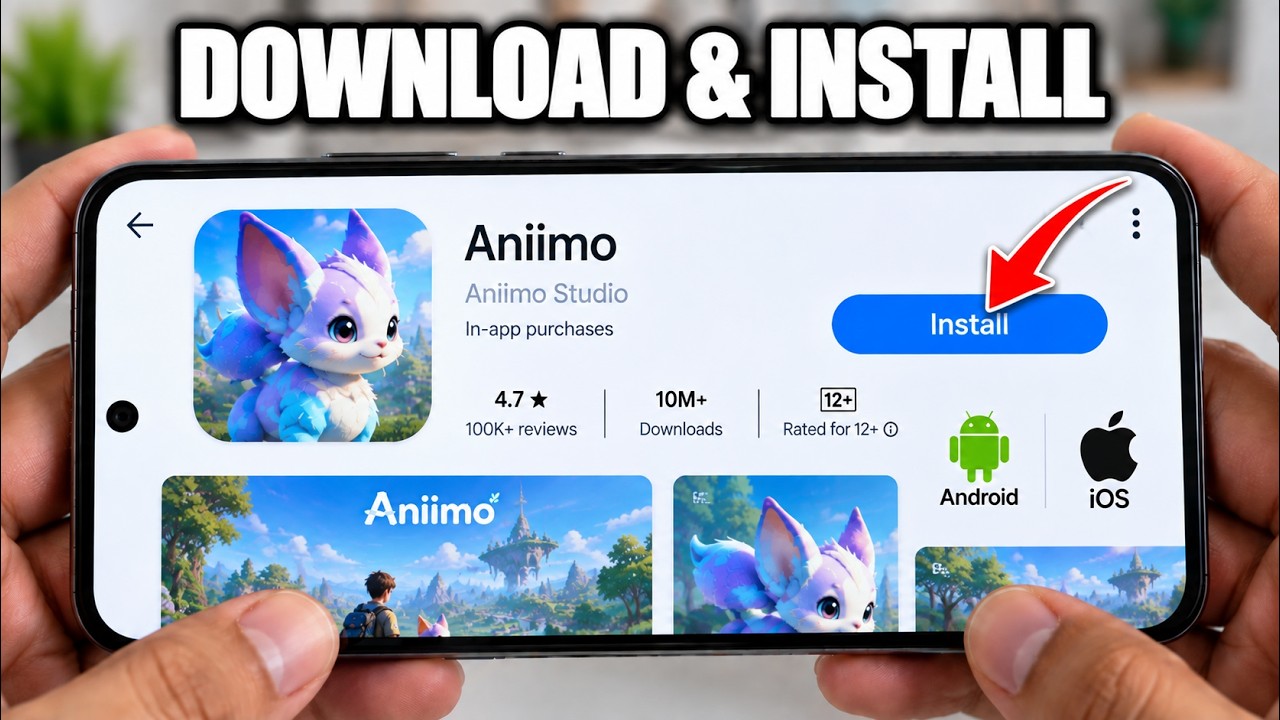 How to Download/Install Aniimo Mobile Android iOS