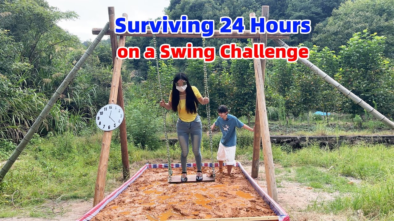 Surviving 24 Hours on a Swing Challenge