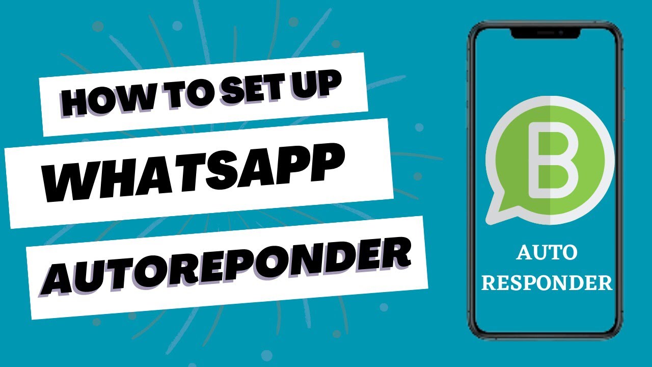 How to set up a free WhatsApp auto responder / step by step guide to setting up  your auto respons .
