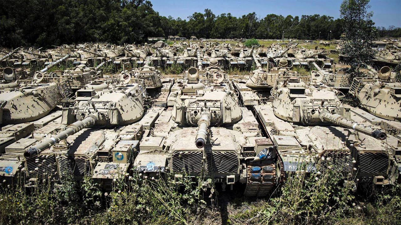 3000 CARRI ARMATI ABBANDONATI AL CAMPO MILITARE IN ITALIA, IL DEPOSITO CHE TUTTI PENSANO ABBANDONATO