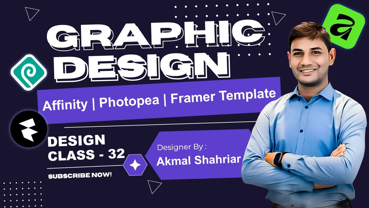 Class On Affinity | Photopea | Framer Template | No-Code UI @Affinity @Photopea @Framer