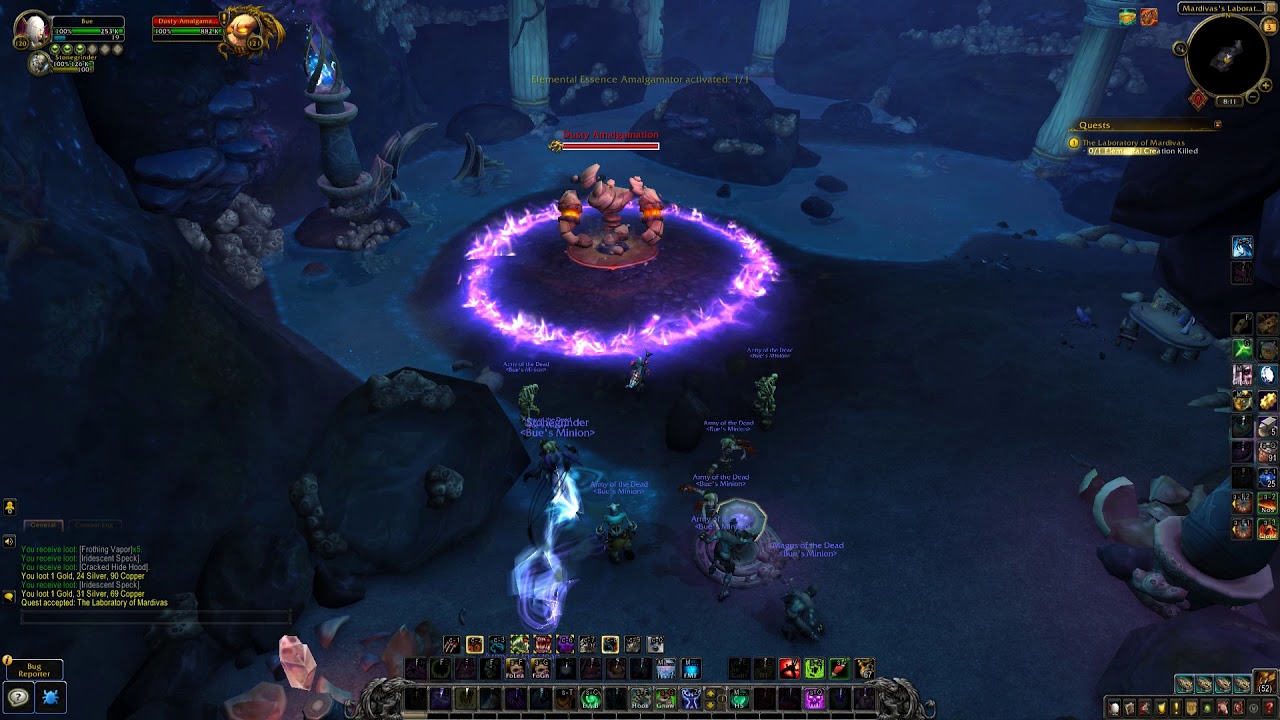Where to use Strange Oceanic Sediment, WoW 8.2
