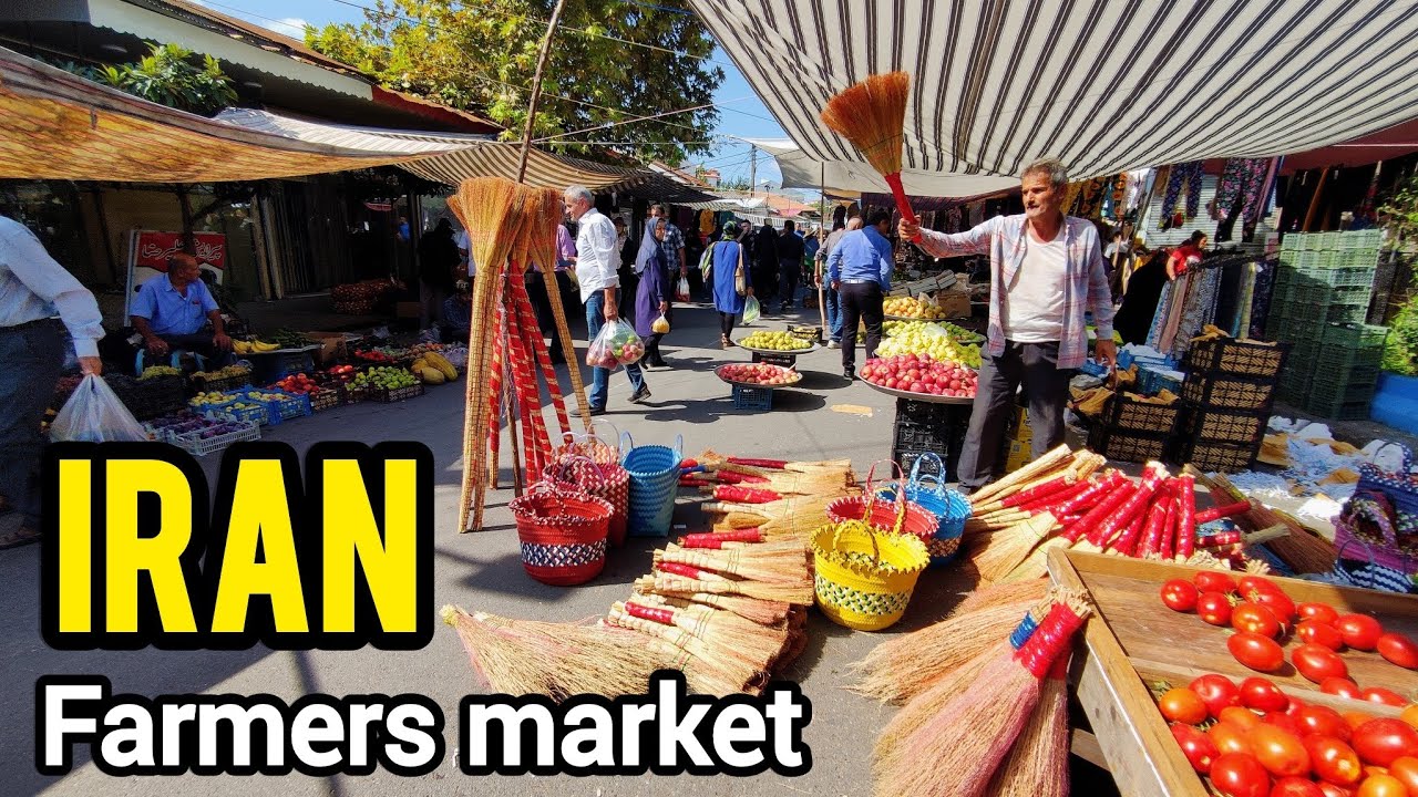 Exploring the farmers' market in northern Iran.بازار هفتگی در شمال ایران