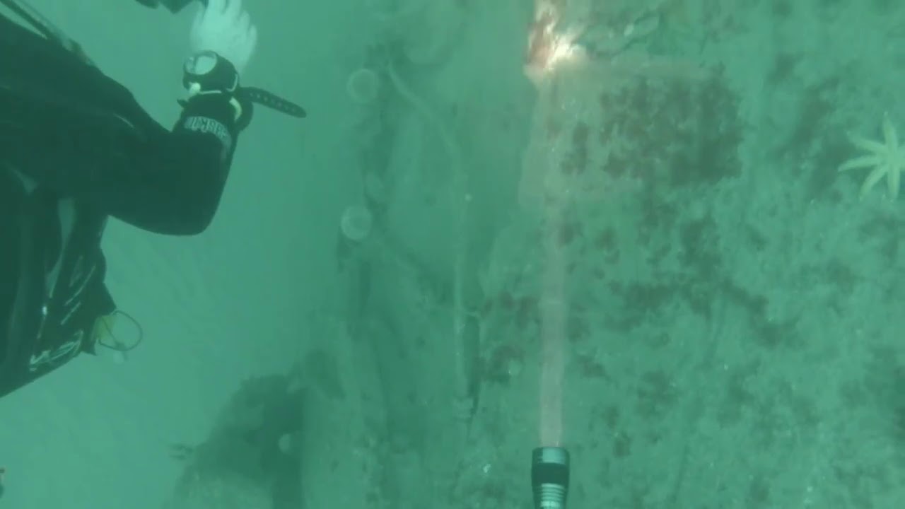 Dive On UC-42 - German WW1 Minelaying Submarine, Cork Ireland