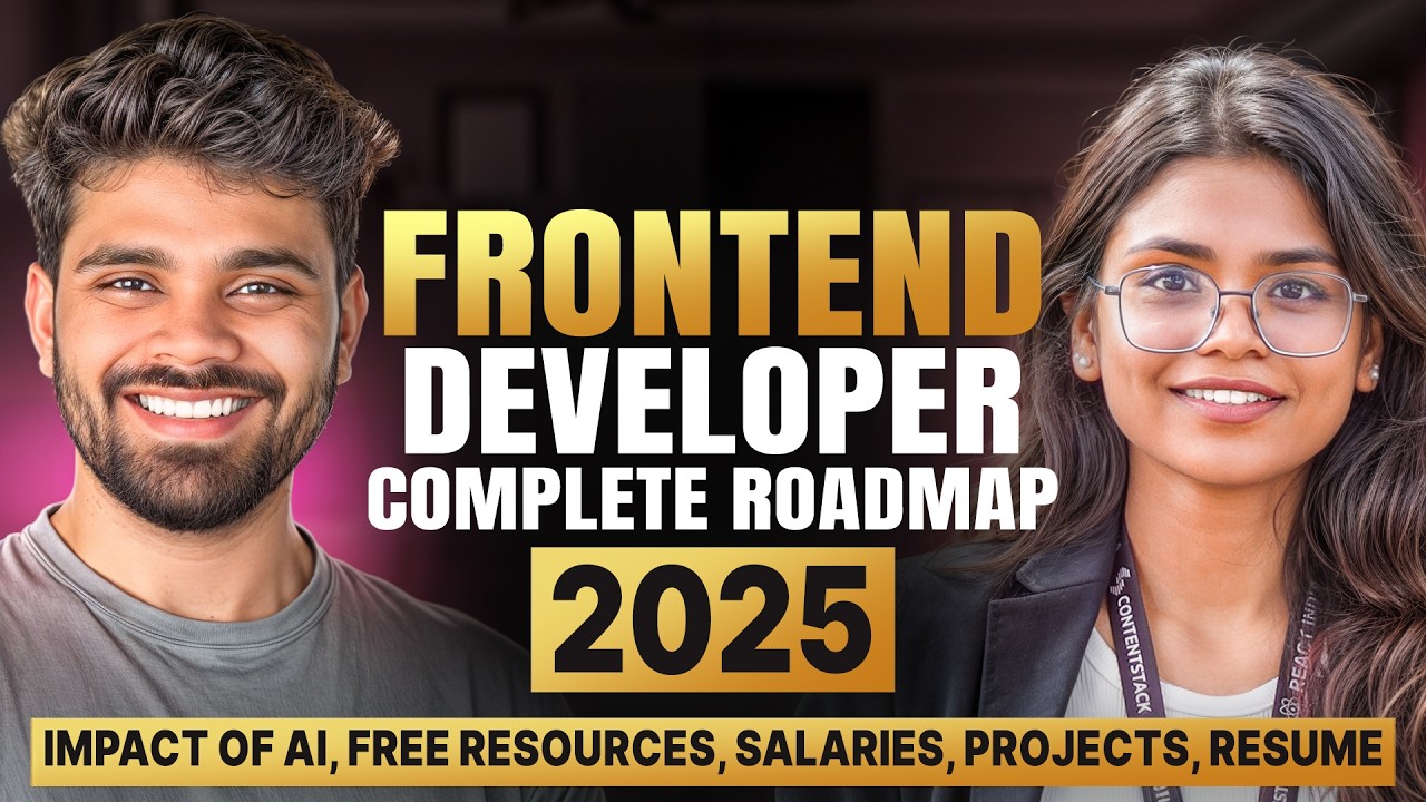 How to Learn Frontend & Crack 50–60 LPA Job in 2025 | Roadmap with FREE Resources, Salaries, Project