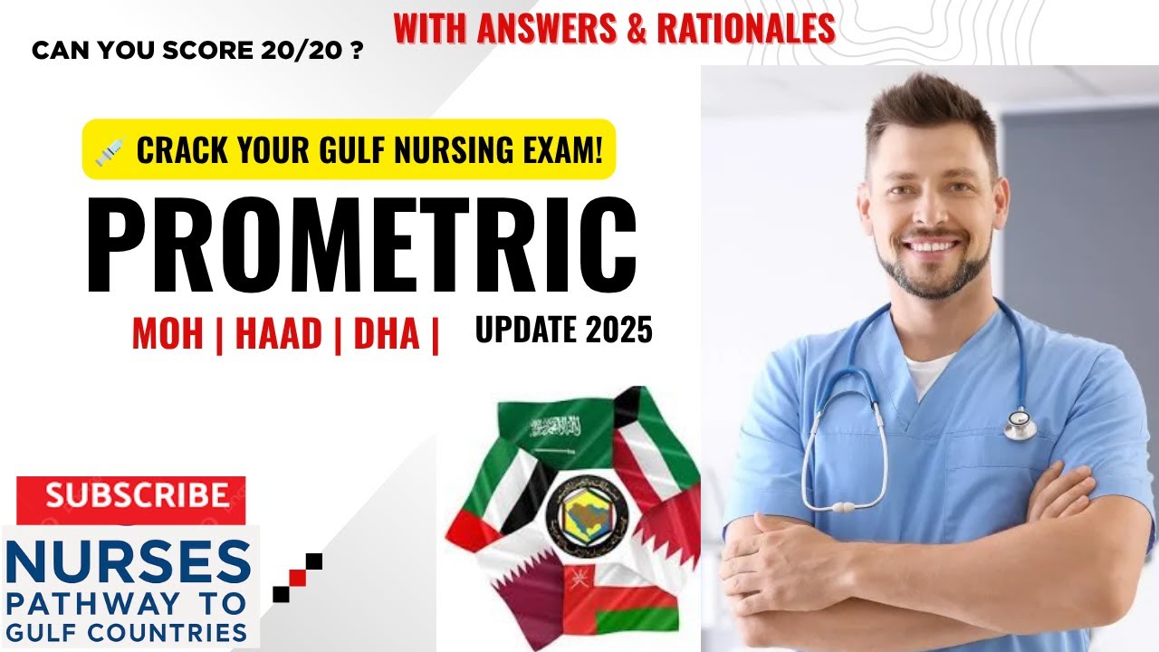 Prometric MCQs 2025  with Answers + Rationales | Real Exam Scenarios | Saudi, Qatar, DHA, HAAD