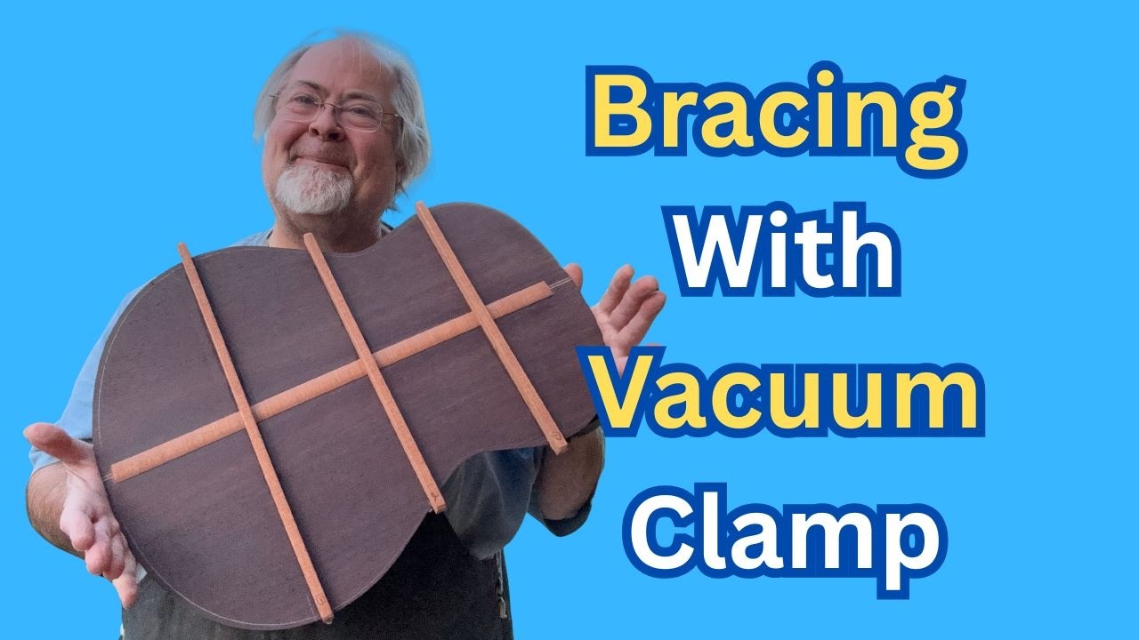 How To Vacuum Clamp Guitar Back Braces