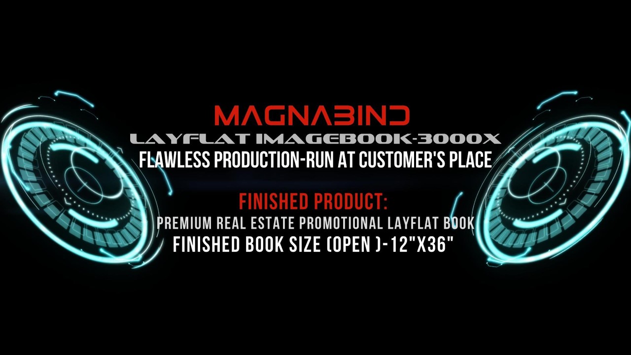 MAGNABIND LAYFLAT IMAGEBOOK-3000X LIVE PRODUCTION-RUN AT CUSTOMER PLACE