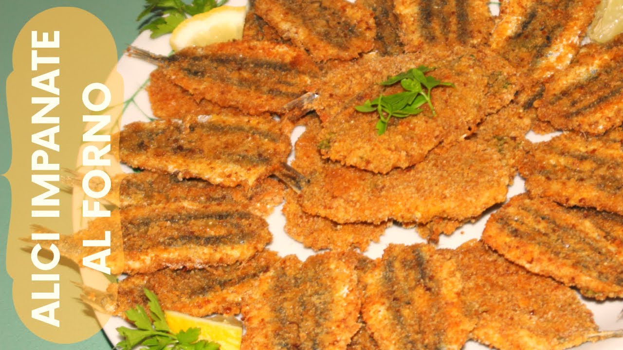 ALICI IMPANATE AL FORNO | RICETTA FACILE E VELOCE