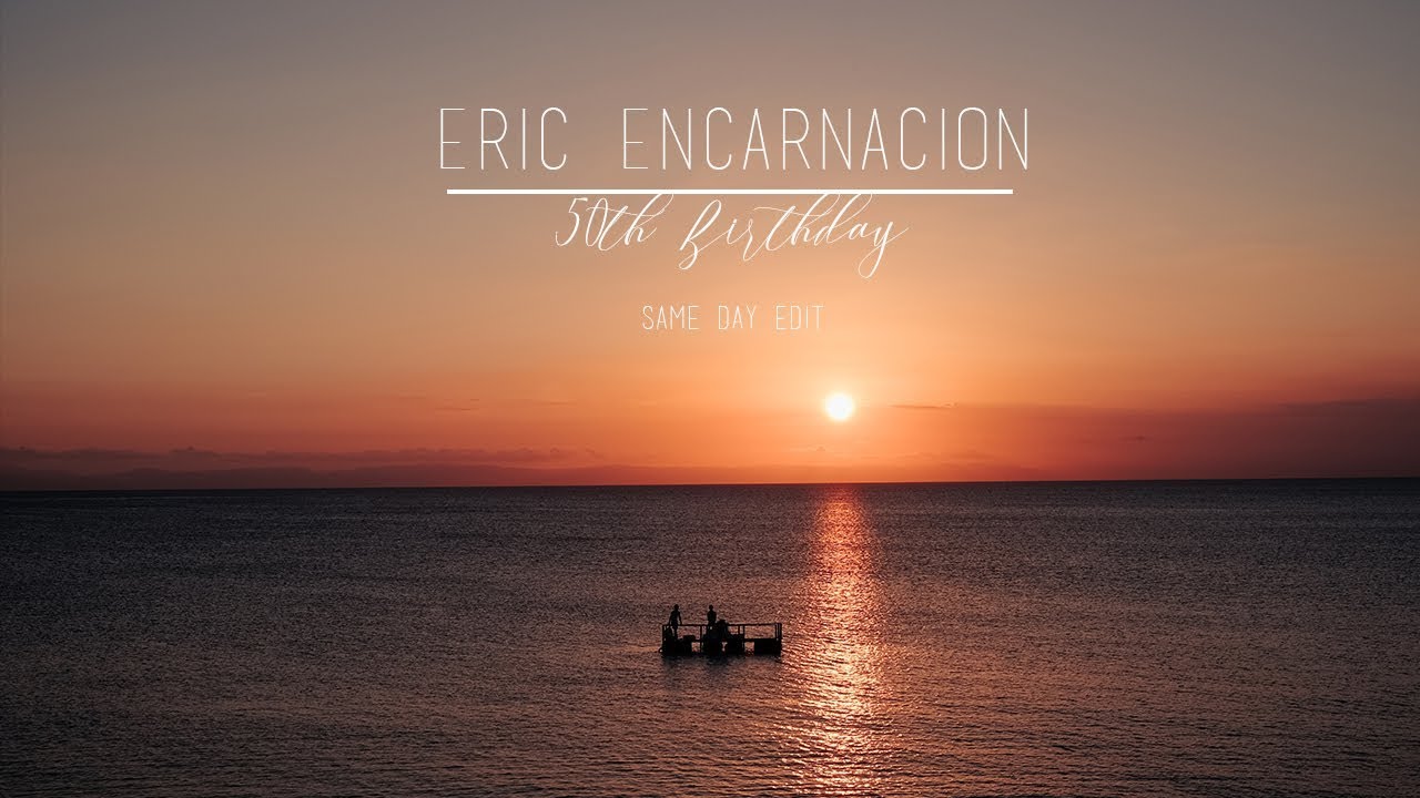 Eric Encarnacion's 50th Birthday | BALESIN Same Day Edit by Nice Print Photography