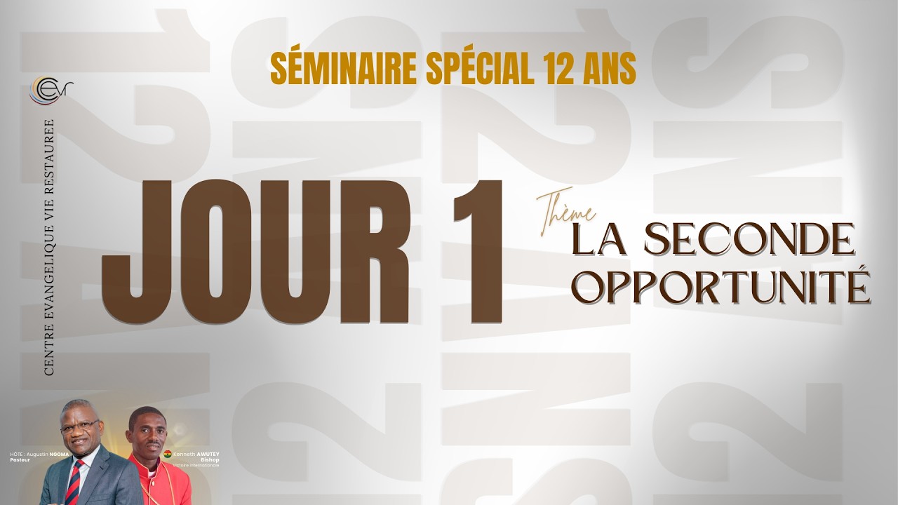 Bienvenue à notre séminaire spécial 12 ans / Jour 1