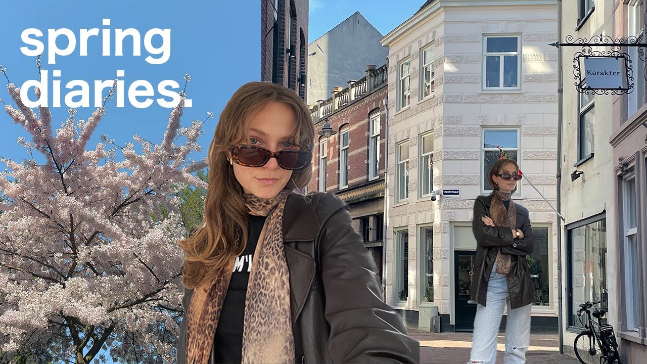 spring diaries | cafes, brunch, new hair & self care (vlog)