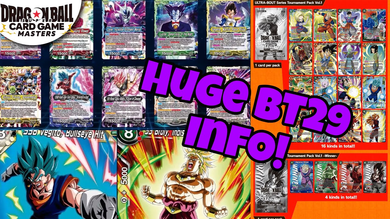 Bandai ВОЗВРАЩАЕТСЯ с видео с Masters! БЕЗУМНЫЕ переиздания TP! Обзор новостей BT29! (DBS Card Ga...