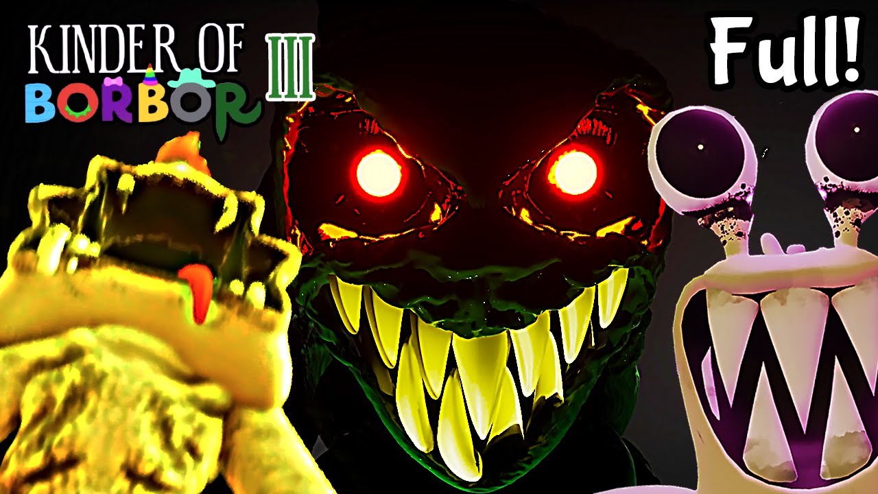 Kinder of BORBOR [Chapter 3] : mascot horror full gameplay walkthrough
